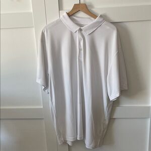 PGA Tour Crisp White Polo Shirt